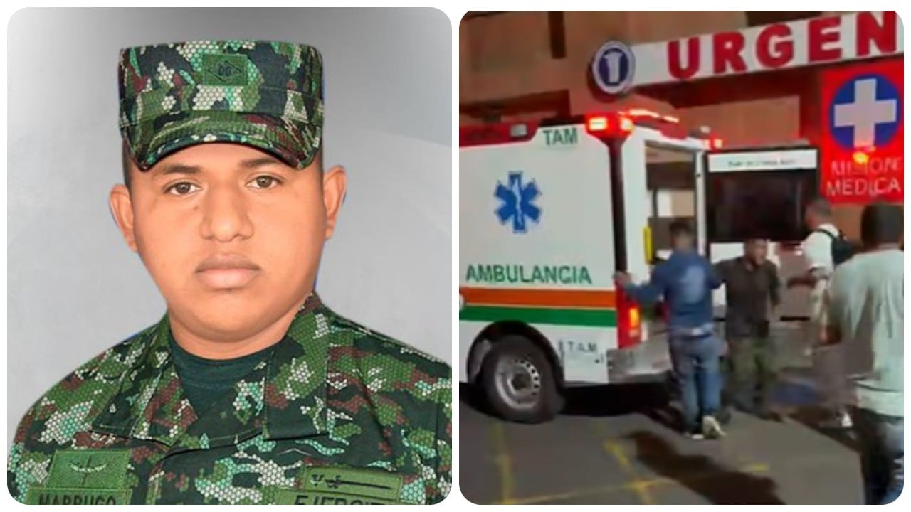 El soldado Jhon Carlos Marrugo Manjarrez murió tras el atentado del ELN en Ocaña, Norte de Santander.