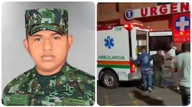 El soldado Jhon Carlos Marrugo Manjarrez murió tras el atentado del ELN en Ocaña, Norte de Santander.