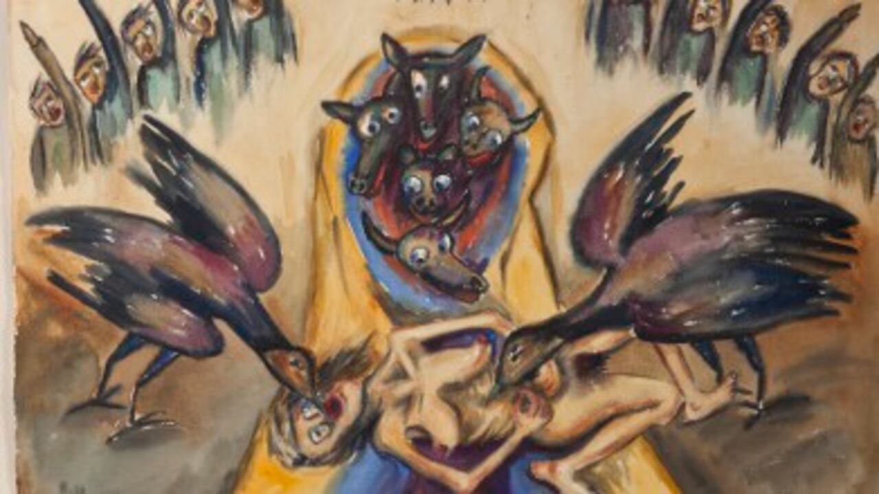 Acuarela. Carlos Tobón / Museo de Arte Moderno de Medellín. Bien de interés cultural de carácter nacional.