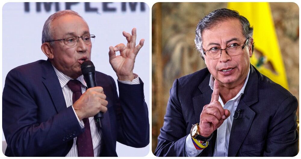 Darío Acevedo y Gustavo Petro.