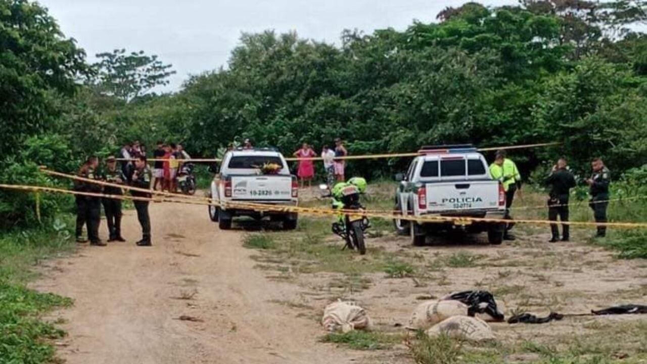 Restos humanos encontrados en La Guajira