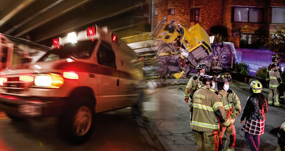 Existe una red de ambulancias que se dedica a estafar al Soat. Se comparten los accidentados, ayudan a hacer los montajes y hasta participan de las incapacidades falsas.