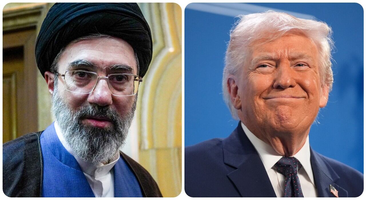 Mojtaba Jamenei y Donald Trump