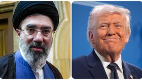 Mojtaba Jamenei y Donald Trump
