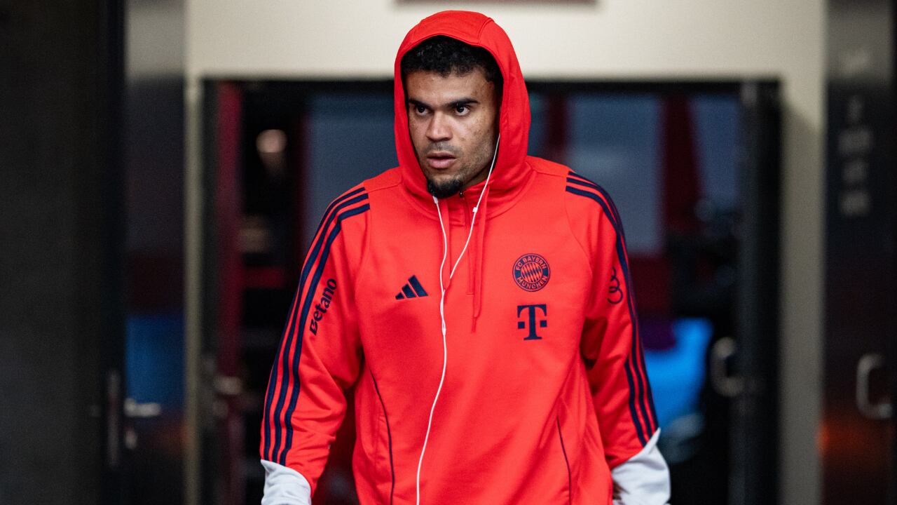 Luis Díaz, jugador del Bayern Múnich alemán y la Selección Colombia.