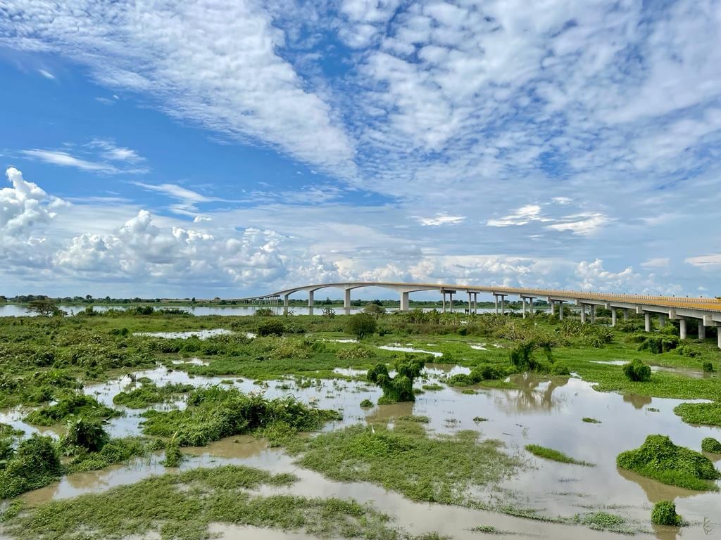 236.000 millones de pesos se invirtieron para construir el puente Roncador que conecta a orillas del río Magdalena, entre Yatí, corregimiento de Magangué, y Bodega, corregimiento de Cicuco. Foto: Andrea Gómez