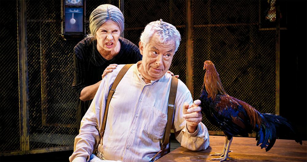 El coronel (Germán Jaramillo) y su mujer (Laura García). Foto: ALEXANDRA RUIZ POVEDA