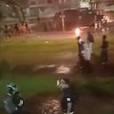 Manifestaciones en Bogotá dejaron a un policía gravemente herido