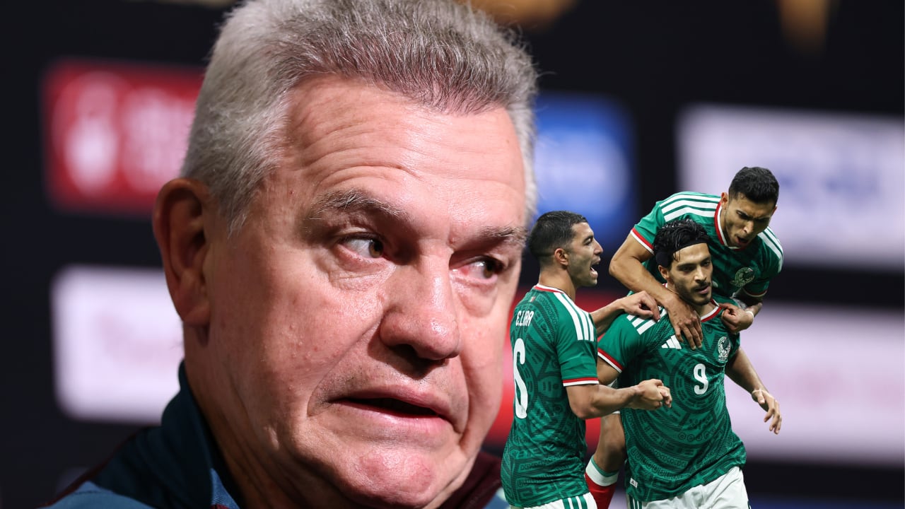 Javier Aguirre, DT de México y parte de los jugadores que disputarán el Mundial 2026.