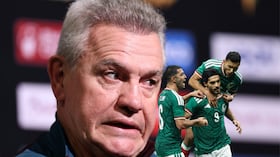 Javier Aguirre, DT de México y parte de los jugadores que disputarán el Mundial 2026