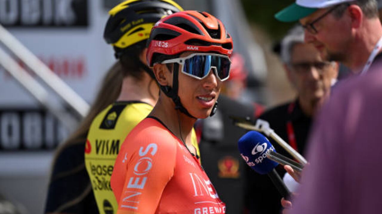 Egan Bernal se subió al podio de la Vuelta a Cataluña 2024