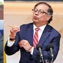 De izquierda a derecha: El empresario Samuel Tcherassi y el presidente Gustavo Petro.