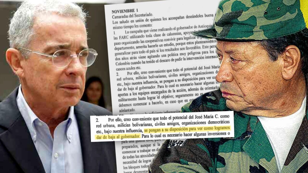 Desde su etapa como gobernador de Antioquia, Uribe era un objetivo de guerra del grupo insurgente.
