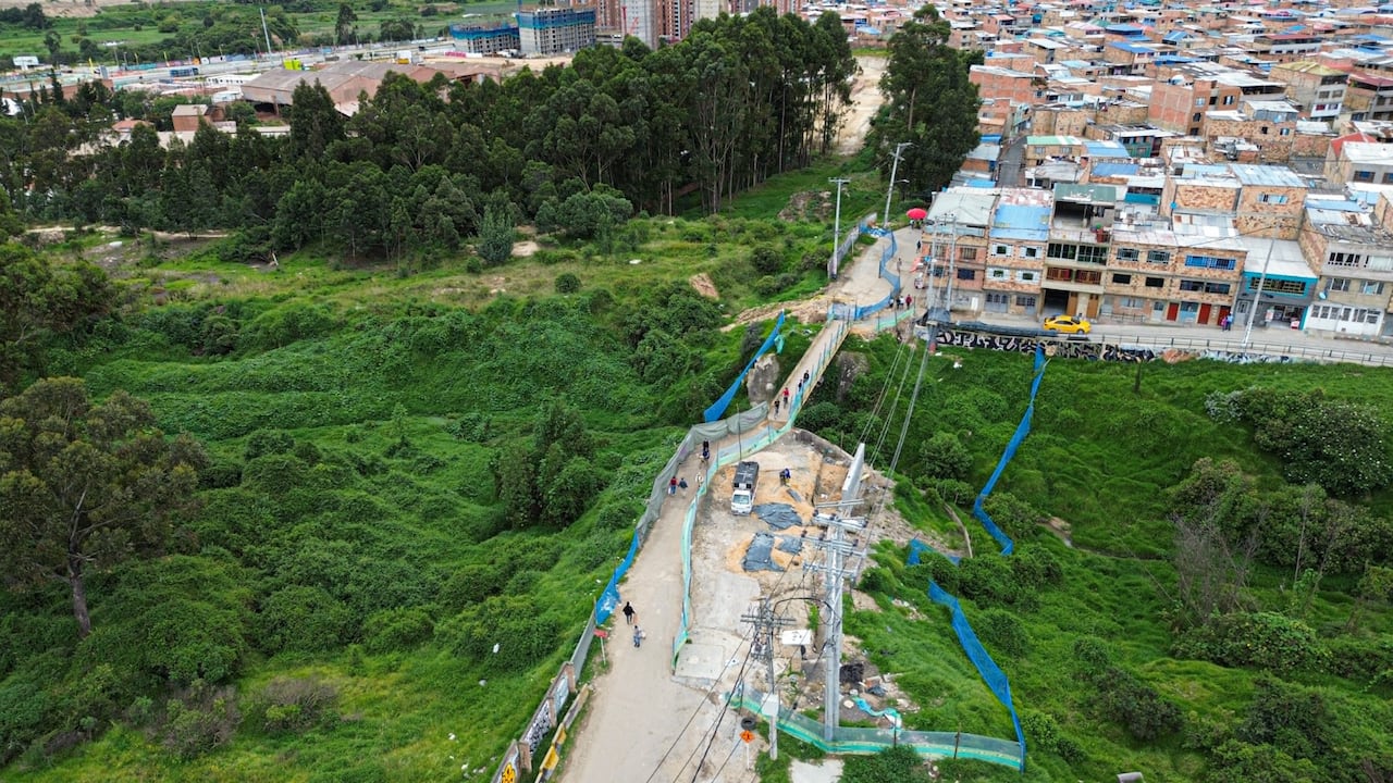 Obra del puente La Hoya del Ramo.