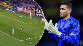 Gran tapada de Álvaro Montero le significó aplausos en Boca Juniors