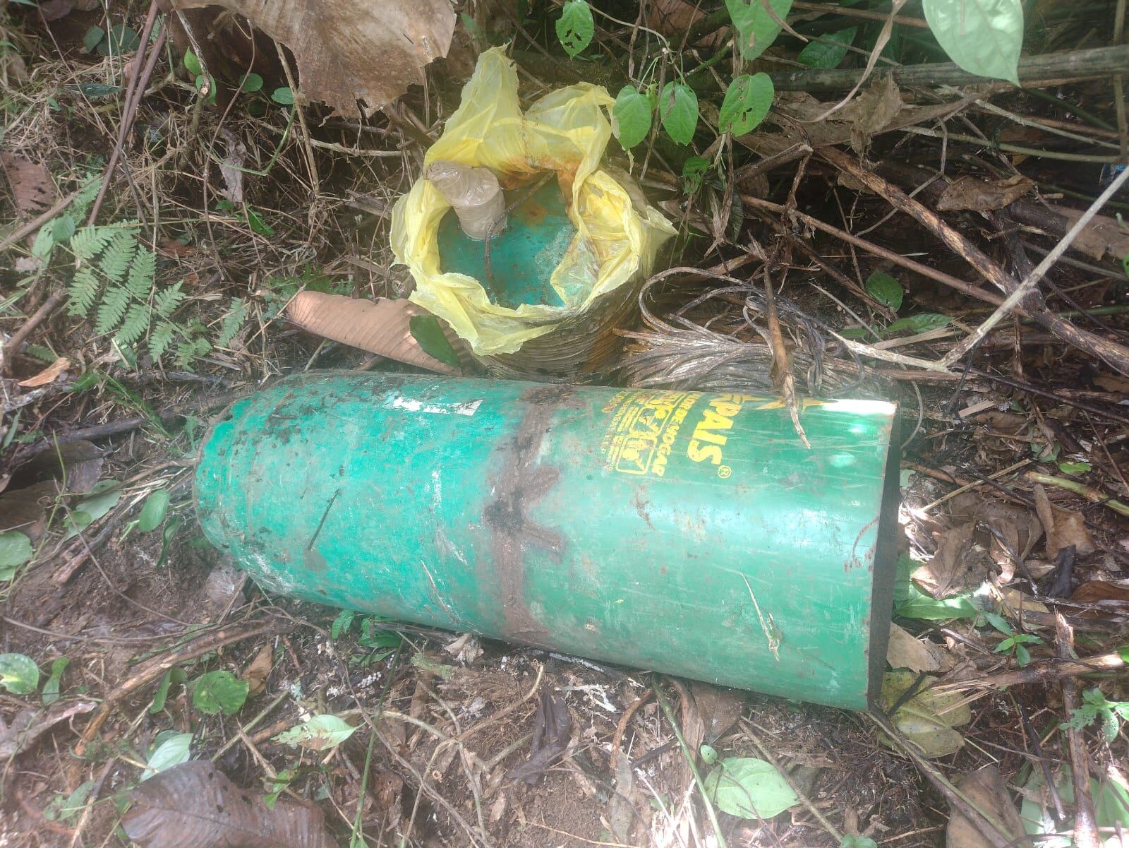 Los explosivos ya fueron destruidos para tranquilidad de la comunidad