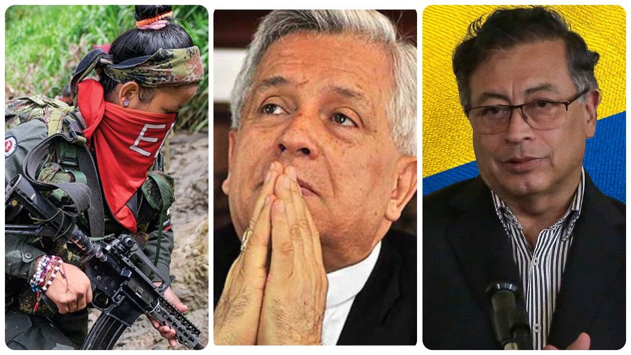 Monseñor Darío Monsalve y el presidente Gustavo Petro.