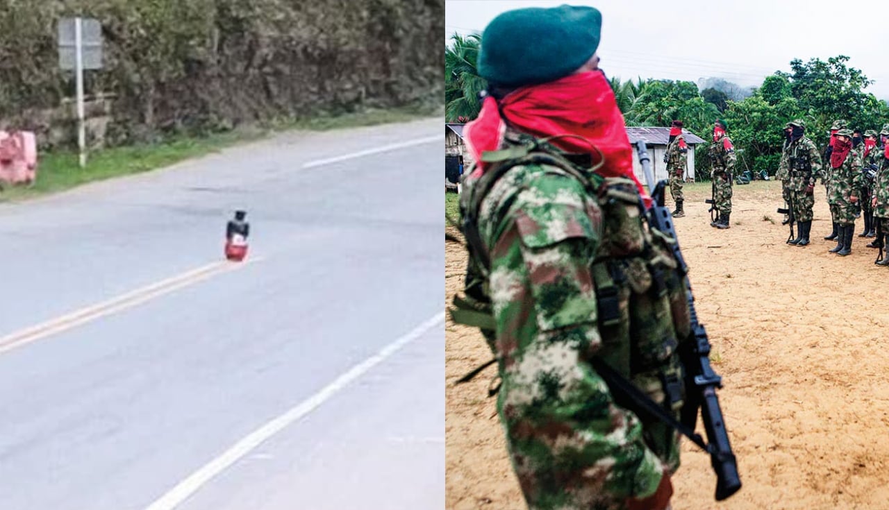 Cilindro sospechoso-ELN.