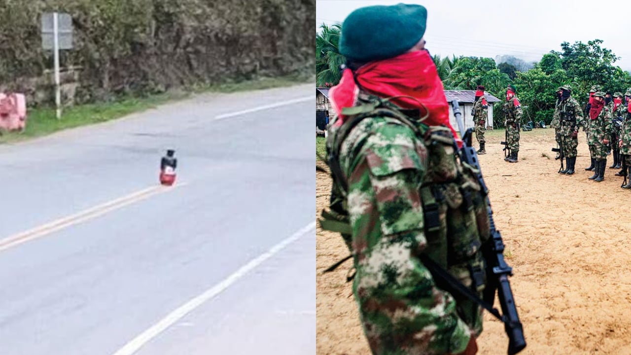 Cilindro sospechoso-ELN.