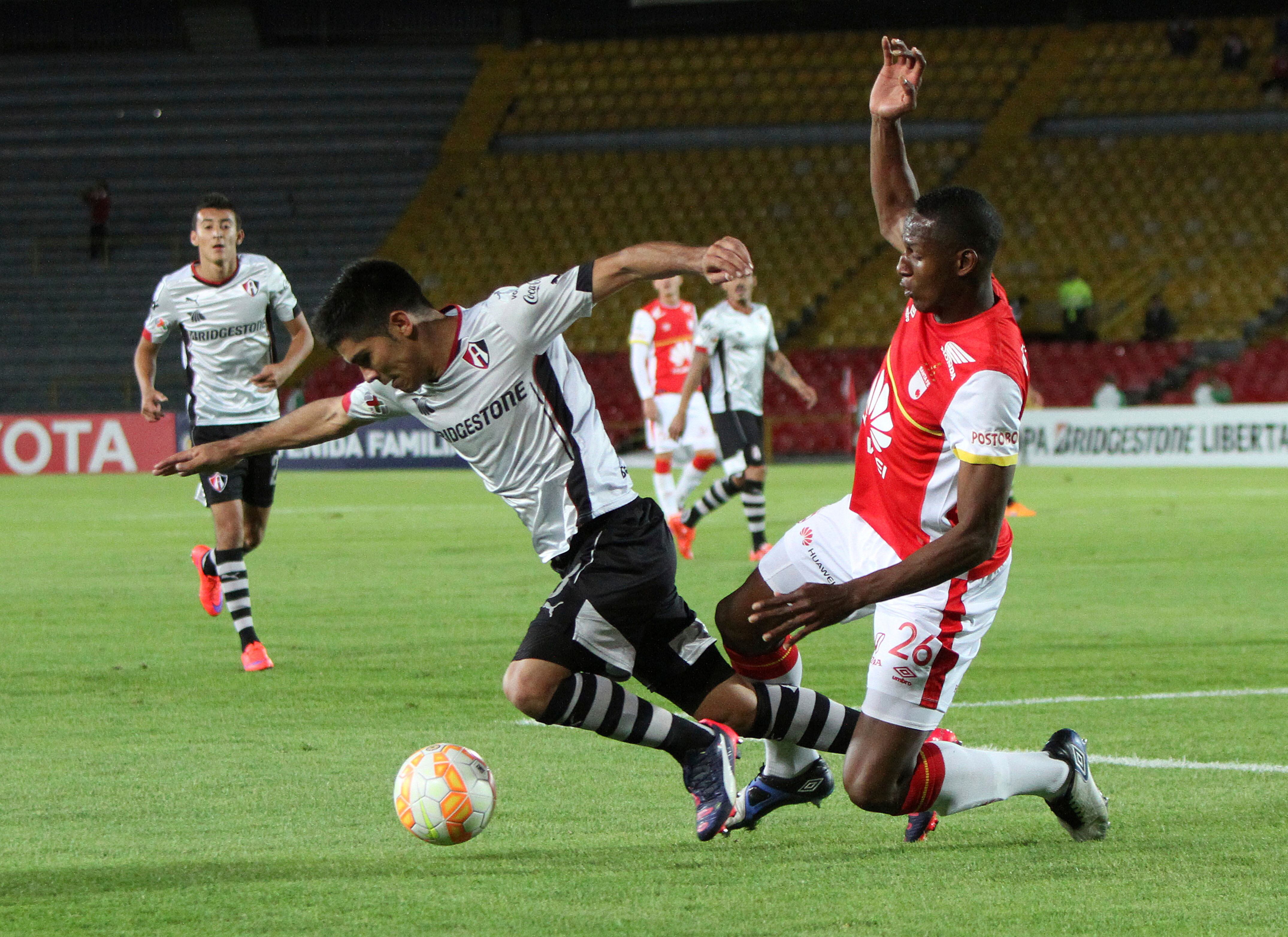 Yerry Mina utilizó la '26' en Santa Fe.
