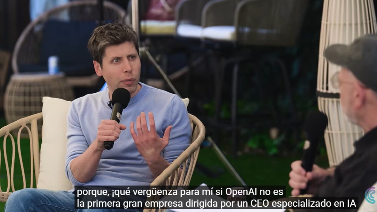 El CEO de OpenAI admitió que una IA podría ocupar su puesto en menos de una década.