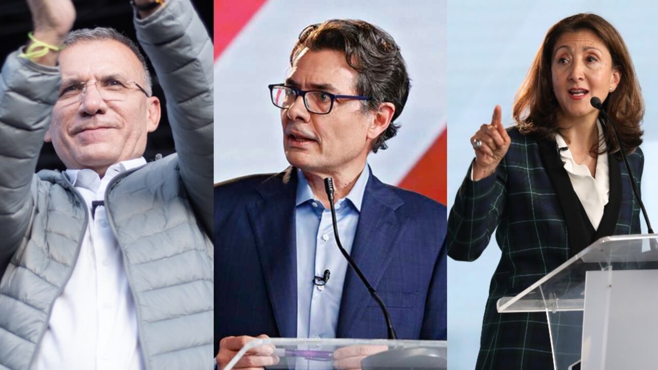 Roy Barreras, Alejandro Gaviria e Ingrid Betancourt