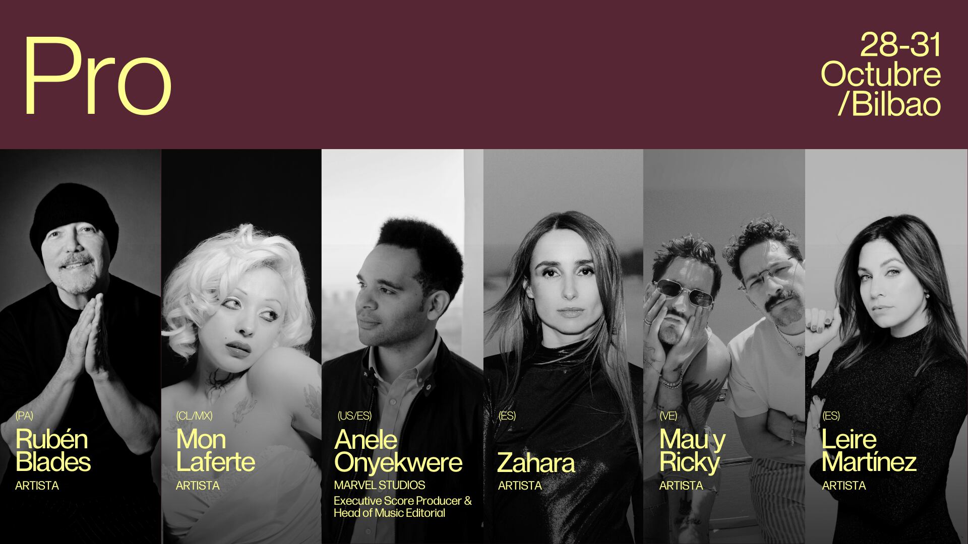 Cartel de lujo, el del BIme 2025 Bilbao.