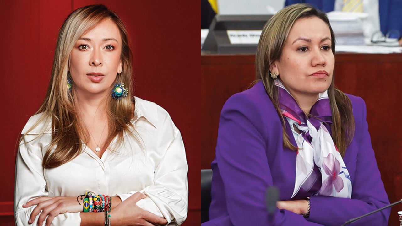 Katherine Miranda y Carolina Corcho.