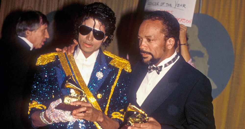 Quincy Jones, recordado por ser el arquitecto del álbum más vendido de la historia: Thriller, de Michael Jackson.