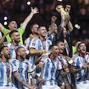 Foto de Argentina campeona del mundo en Catar 2022.