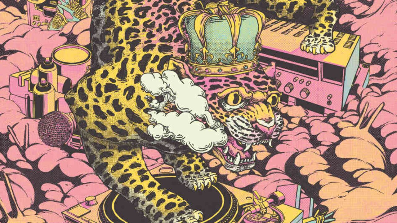 Ilustración del afiche de Hip Hop al Parque 2019.