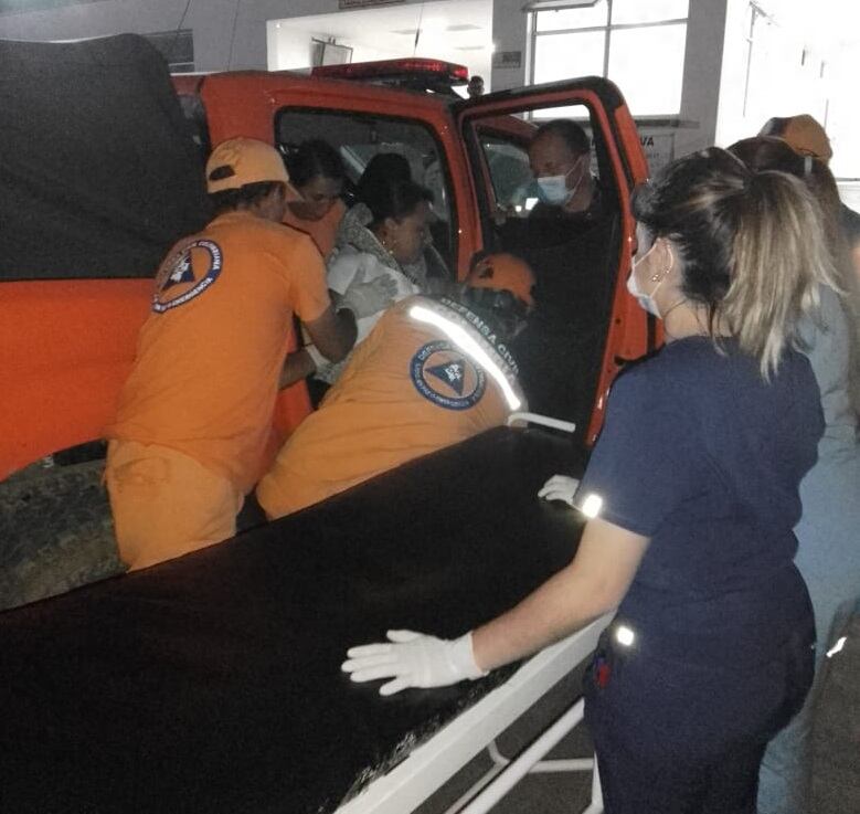 Un total de 9 personas resultaron lesionadas en el accidente