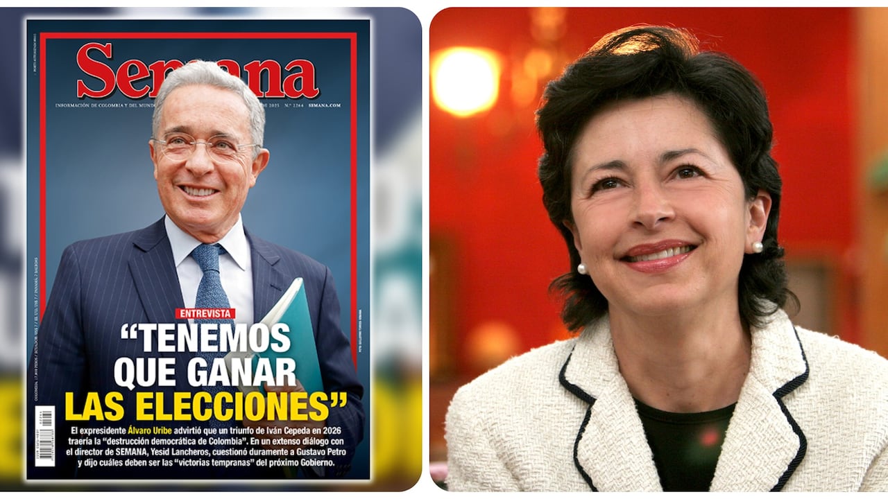 Álvaro Uribe Vélez habló de su esposa, Lina Moreno.