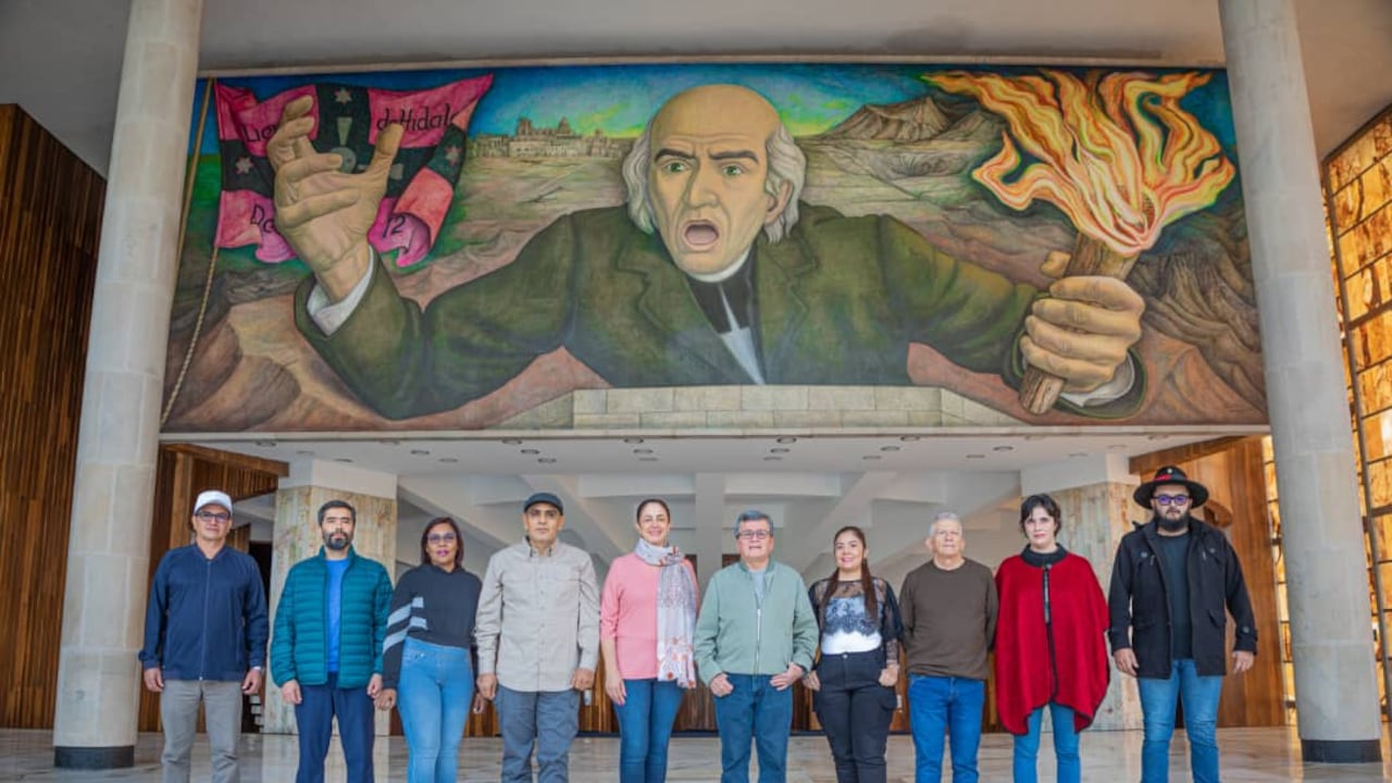 La delegación de paz del ELN llegó a México para iniciar el segundo ciclo de paz. 11 de febrero 2023.