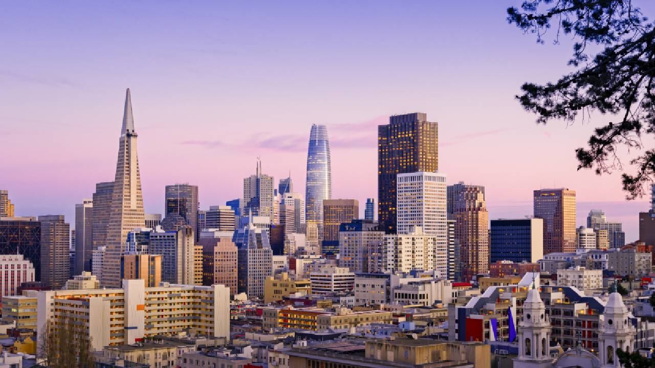 Panorama de la ciudad estadounidense de San Francisco.