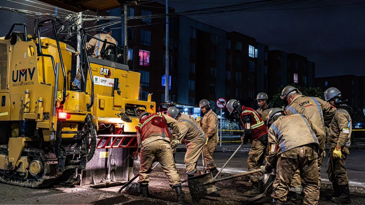 La UMV ya supera 1 millón de m2 intervenidos en los barrios de Bogotá durante el año 2026.