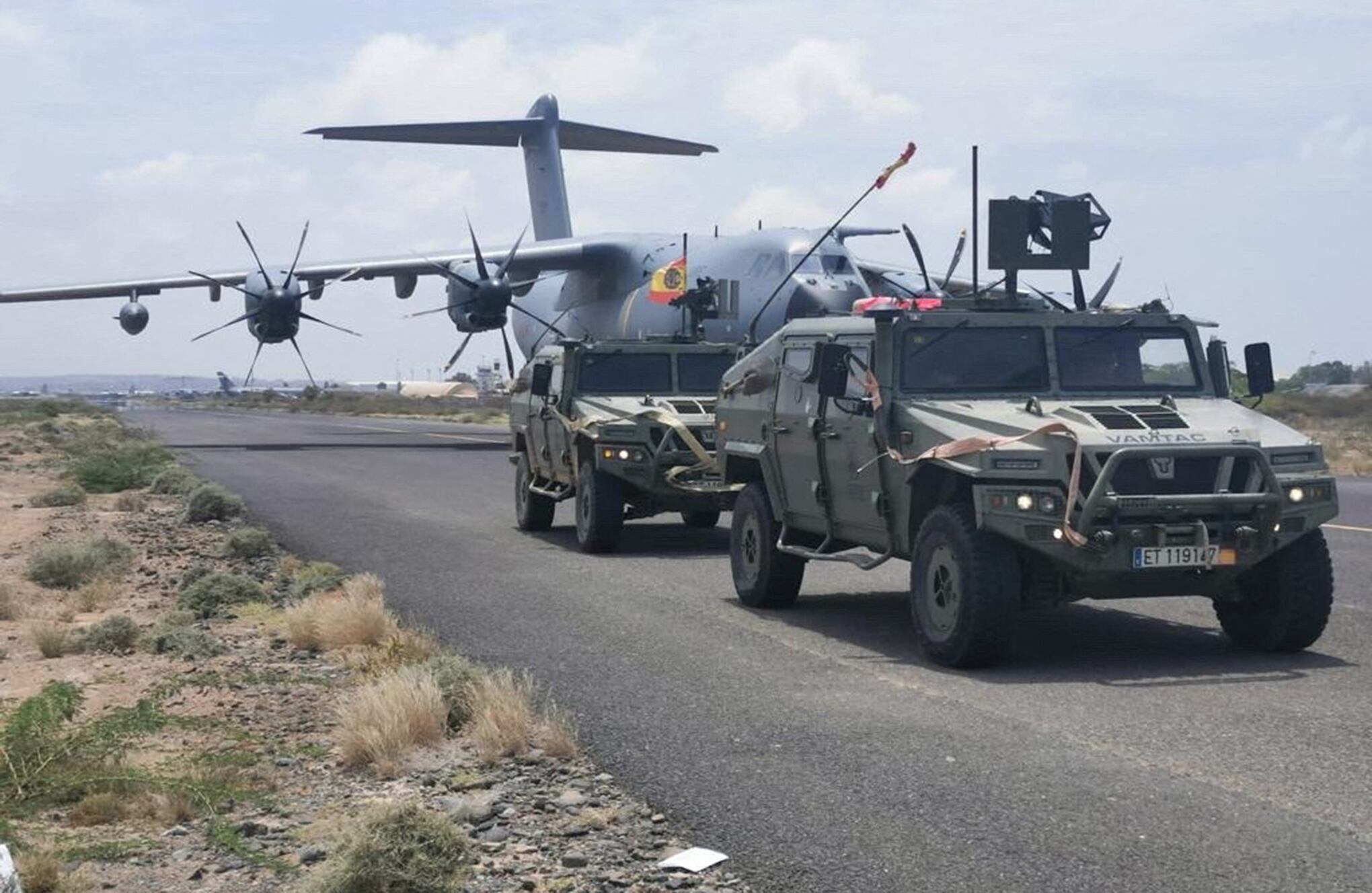 En imágenes: Extranjeros evacuados de Sudán