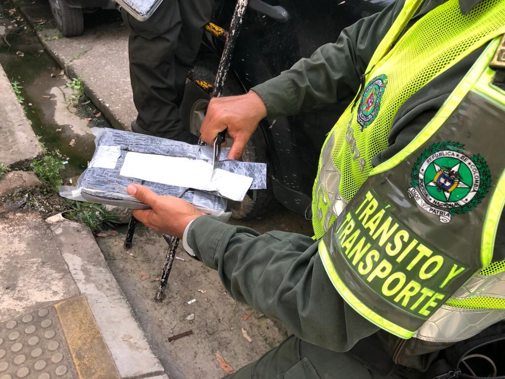 En total fueron hallados 14 kilos de cocaína.