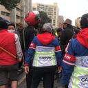 Personal de la Personería de Bogotá hace presencia en el lugar donde ocurrió el accidente.