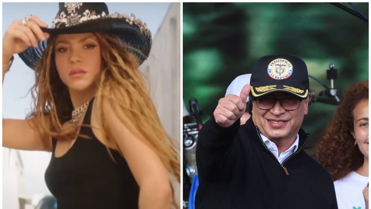 Presidente Petro hizo referencia a Shakira en su discurso desde la Plaza de Bolívar.