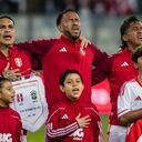 Jugadores de la Selección de Perú