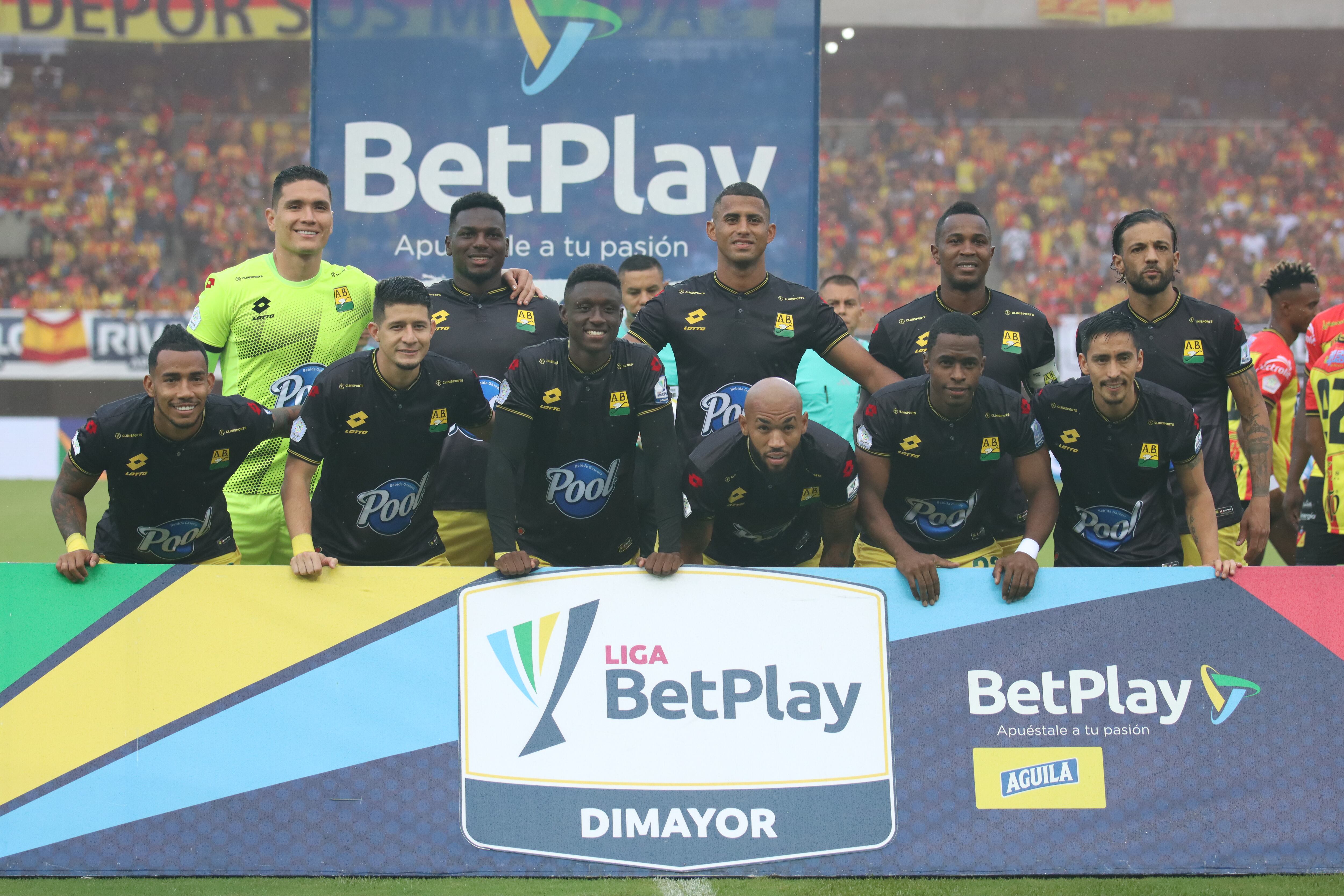 Imagen del partido entre Deportivo Pereira y Atlético Bucaramanga por la fecha 1 del Grupo A de los cuadrangulares del primer semestre de la Liga colombiana 2024.