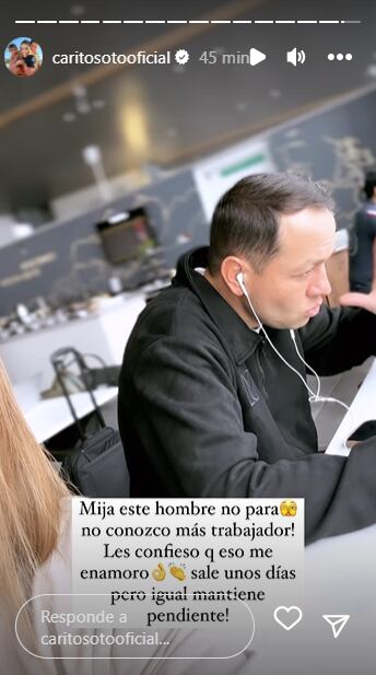 Foto: Instagram @caritosotooficial.