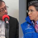 Gustavo Petro y Claudia López