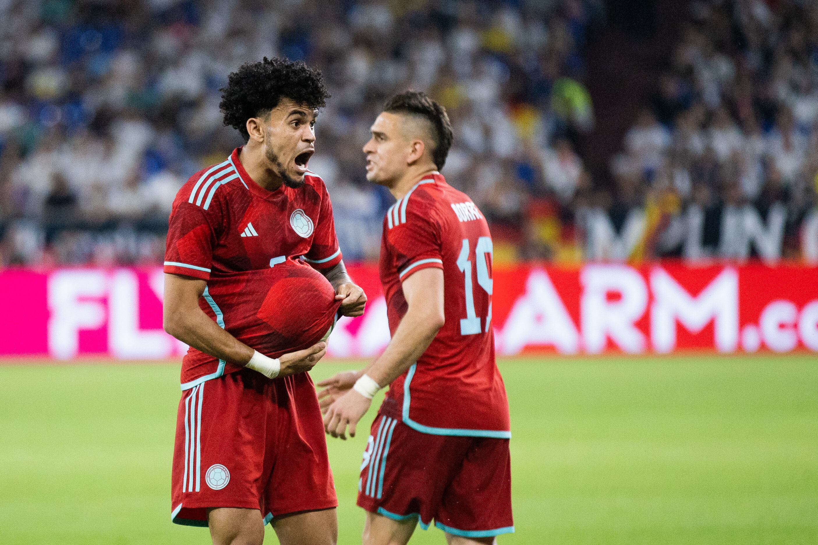 Luis Díaz fue el encargado de abrir el marcador.