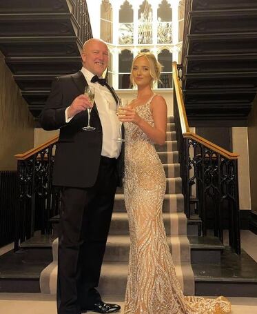 La pareja se comprometió el año pasado.