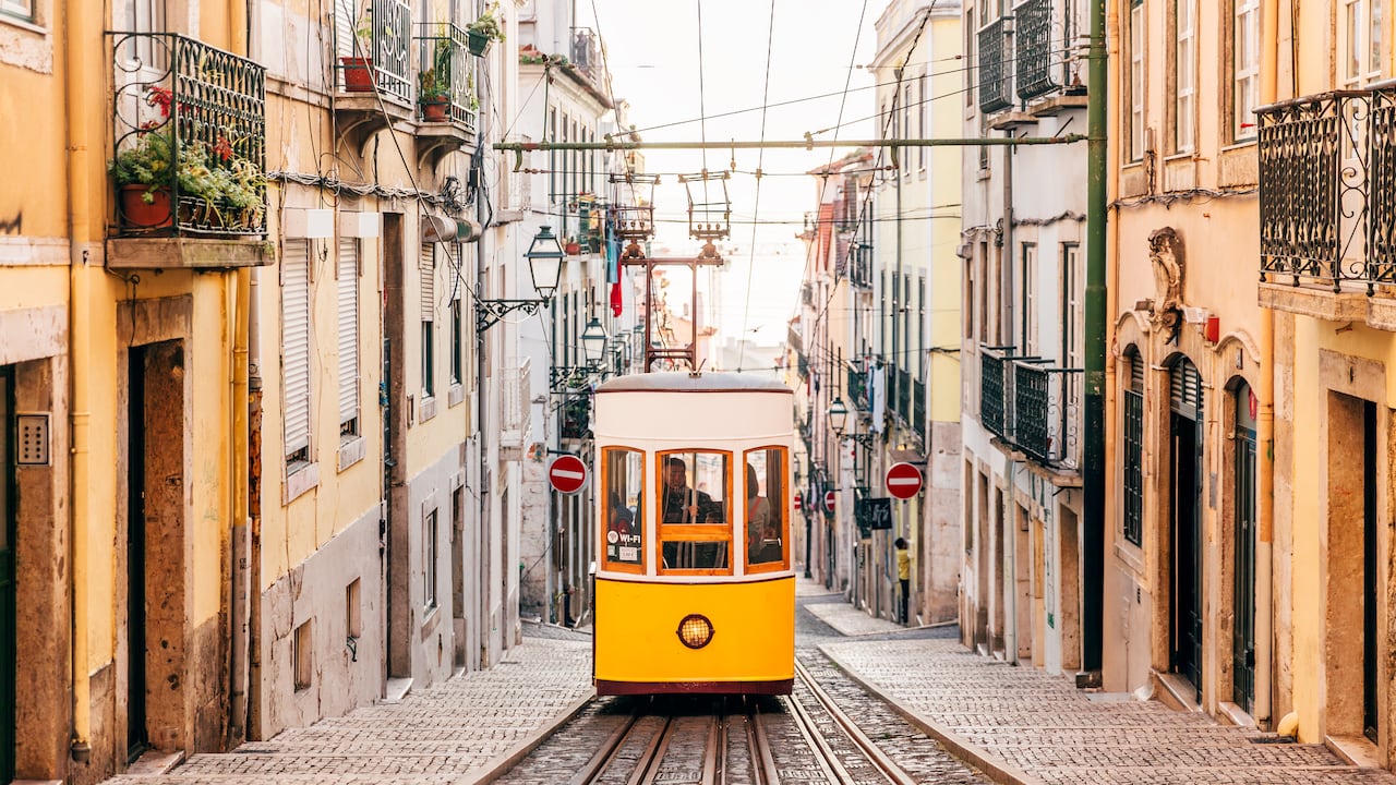 Postal de Lisboa, Portugal.