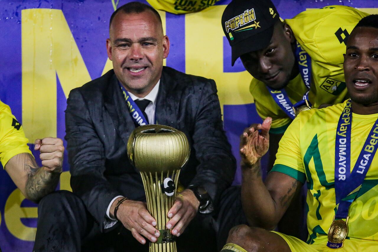 Rafael Dudamel, técnico campeón con el Atlético Bucaramanga en la Liga I-2024.