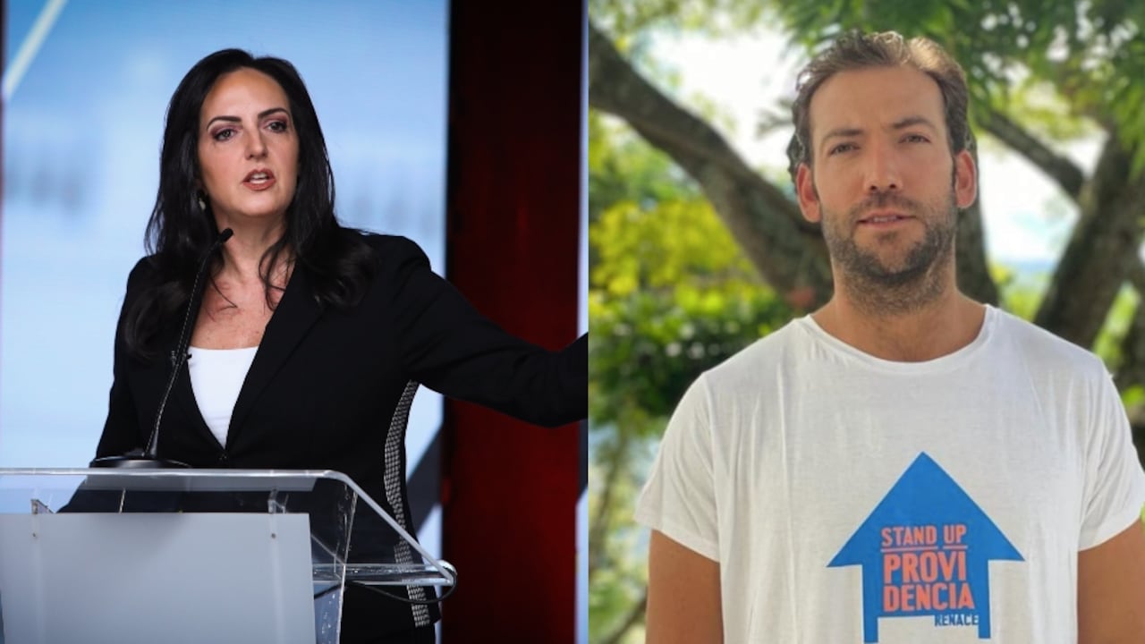 María Fernanda Cabal y Martín Santos