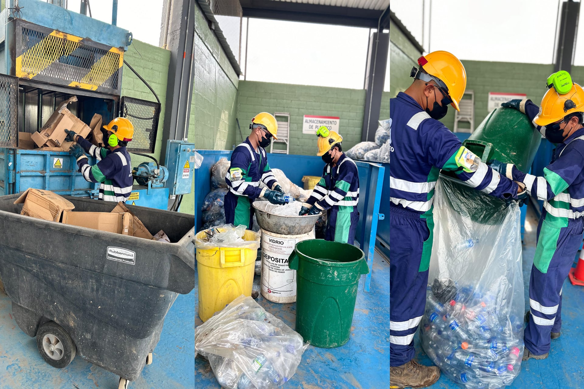 Los residuos son organizados de acuerdo a su tipología en la Estación de Clasificación y Aprovechamiento de Residuos (ECA).
